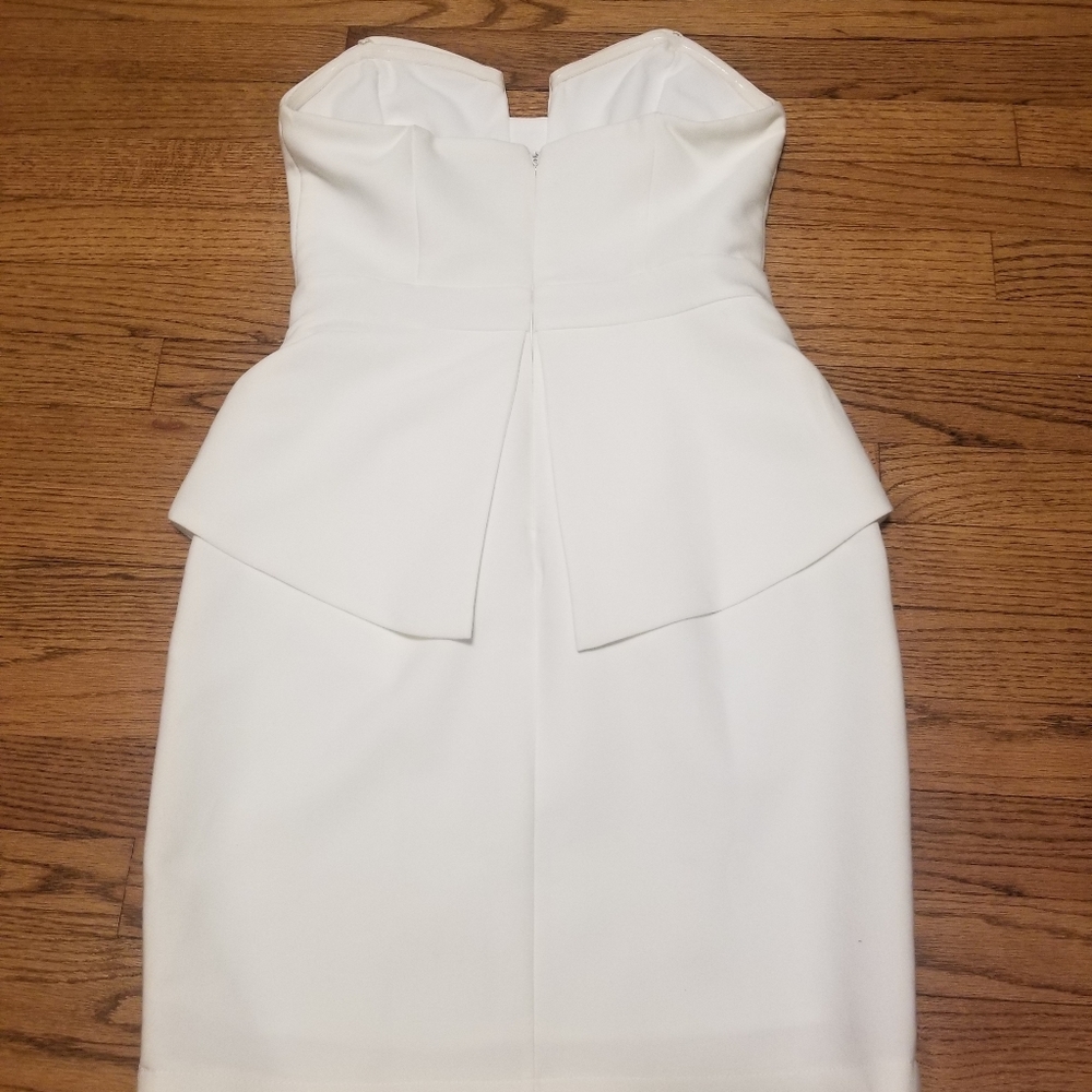 Adelyn Rae off white strapless mini dress - Picture 9 of 13